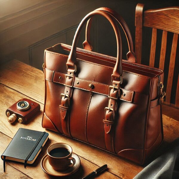 Classic Leather Tote Bag